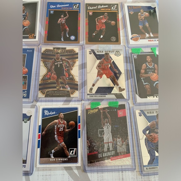 NBA Rookie Card Lot of 24 - Zion, Ja, Og, Pascal, RJ, MPJ, Herro, JJJ, and Fall - Picture 8 of 11
